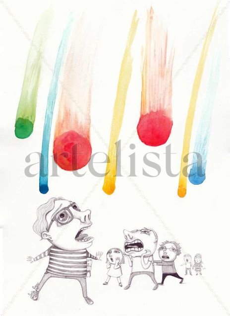Meteoritos de colores