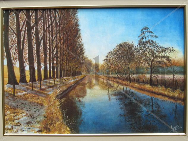 Rio Niers Alemania Oil Canvas Landscaping