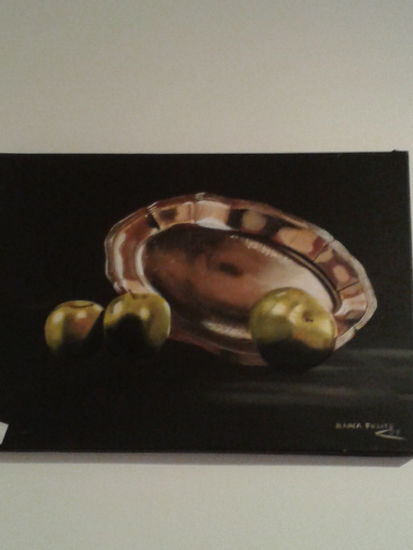 Manzanas Oil Canvas Still Life Paintings