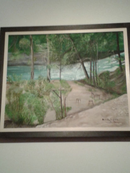 Rio Manso Oil Canvas Landscaping