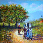 LOS PAISAJES CIBAEñOS,LOS FRAMBOYANES Y LAS LAVANDERAS DEL CIBAO, SANTIAGO DE LOS CABALLEROS REP. DOM. thumbnail 1