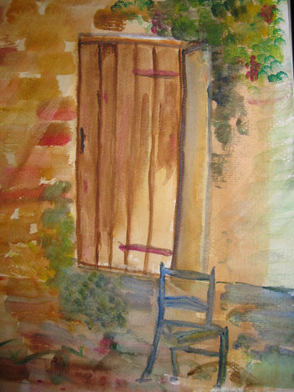 silla abandonada Watercolour Paper Others