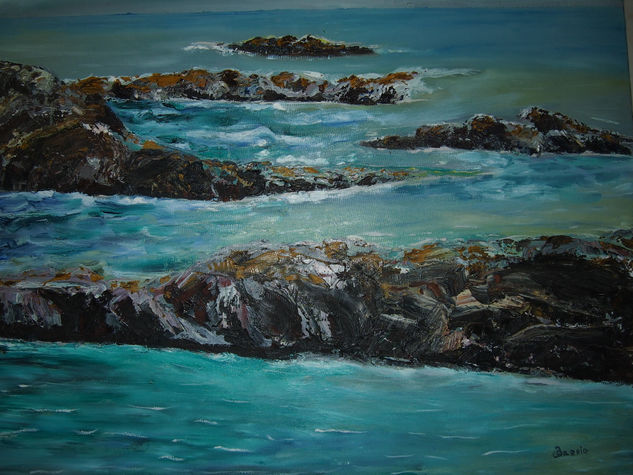 Sagaró Oil Canvas Marine Painting