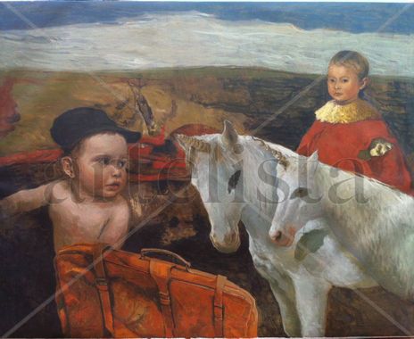 Niños en el paisaje II