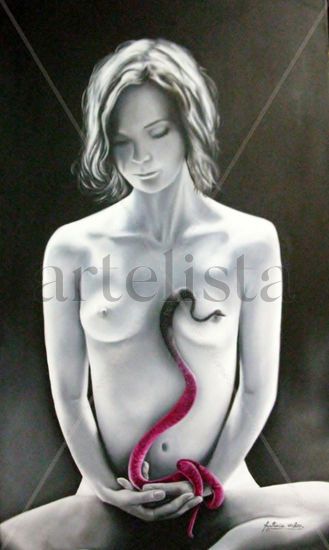 Fortaleza interior Oil Canvas Nude Paintings