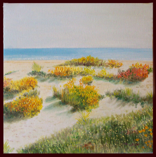 playa de dunas de Canet Oil Canvas Landscaping