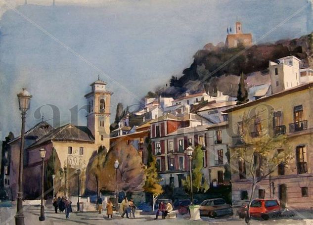 Plaza Nueva Watercolour Paper Landscaping