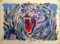 The blue tiger