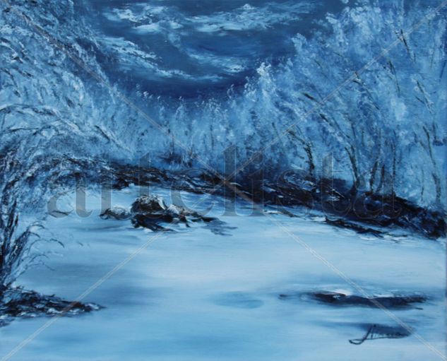 Invierno Oil Canvas Landscaping