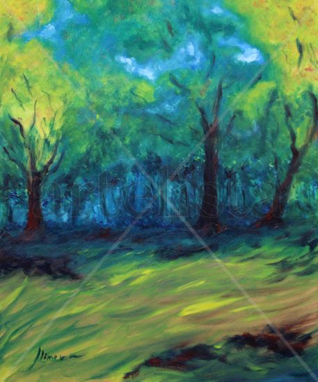 Bosque Oil Canvas Landscaping