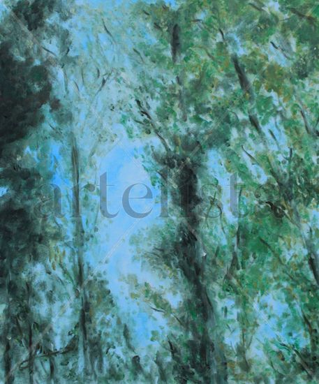 Arboles Oil Canvas Landscaping