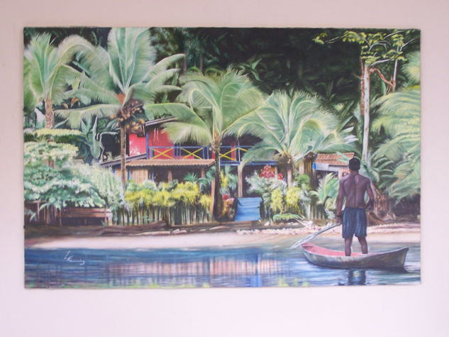 Chocó deslumbrante Oil Canvas Landscaping