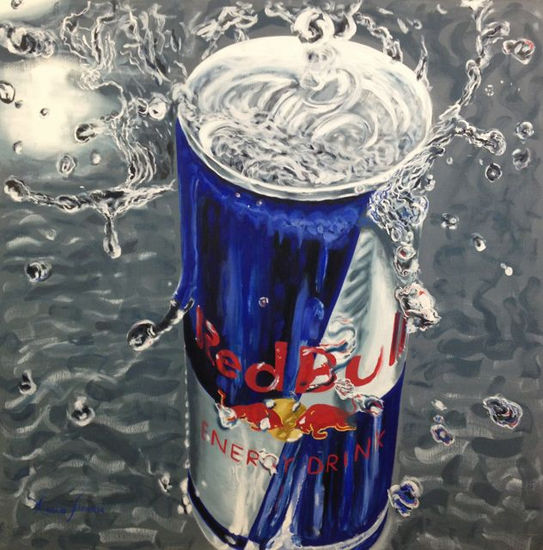 red bull Oil Canvas Still Life Paintings