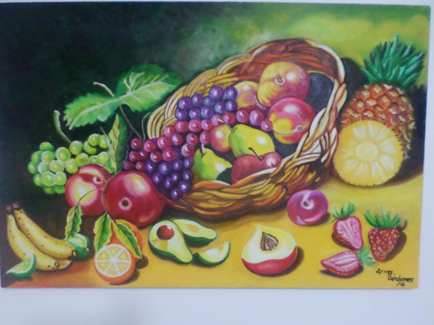 BODEGON FRUTAS Y MAS FRUTAS Oil Canvas Still Life Paintings