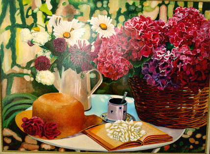 Cesta de flores