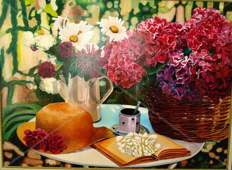 Cesta de flores