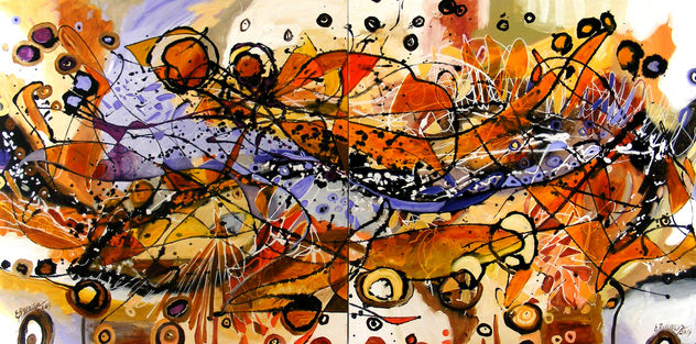 Coperta de toamna,abstract by E.Bissinger
