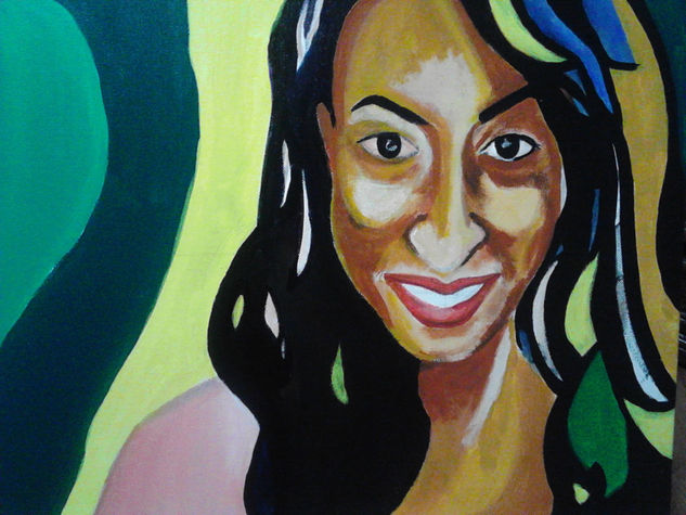 me Acrylic Canvas Figure Painting