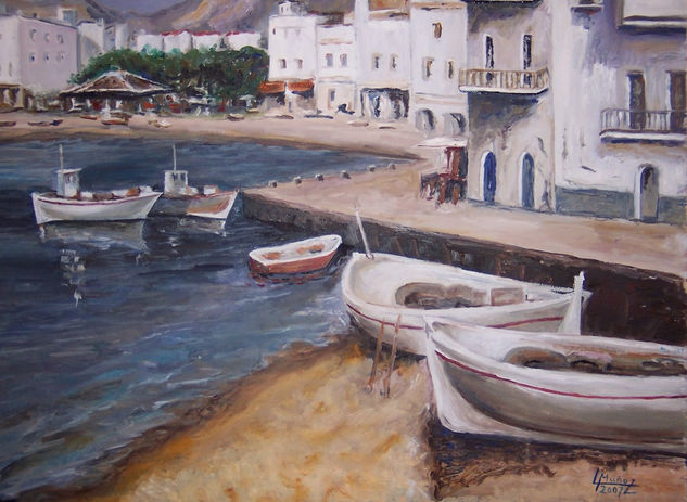 cadaques Óleo Lienzo Marina