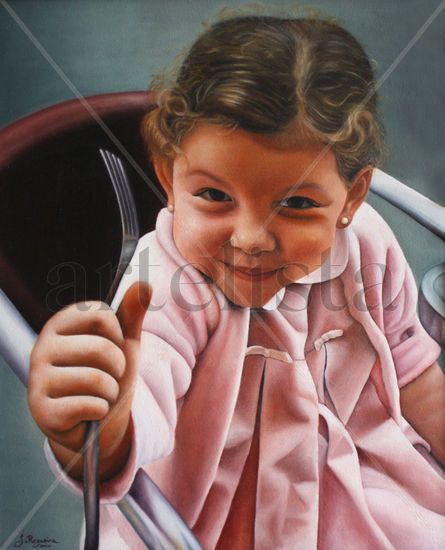 Retrato Oil Canvas Portrait