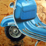 Vespa azul