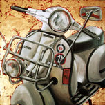 Vespas y coches antiguos thumbnail 1