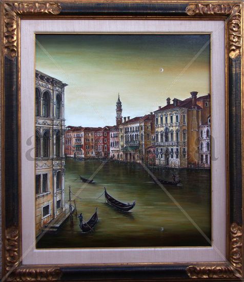 El Gran Canal de Venecia Óleo Lienzo Paisaje