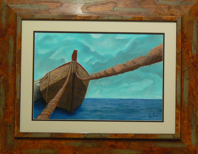 Barco amarrado (moored boat)