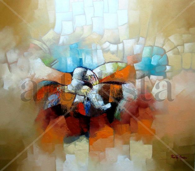 Abstracto, fusion emocional Oil Canvas Others