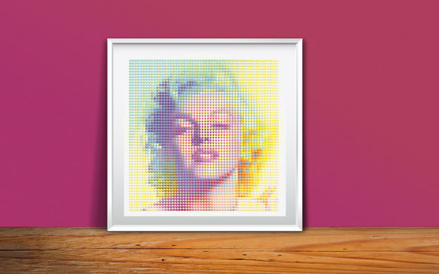 Marilyn Monroe cúbica 