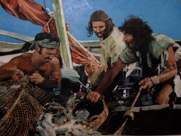 Pescadores Oil Canvas Others