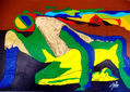 HNO. OSCAR GALO ( Nuevo Amanecer ( Tecnica Mixta sobre Lienzo 105 X 145 Cm ( Precio  19,000