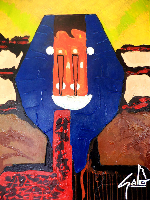 HNO. OSCAR GALO ( Sonrisita Picassiana 80 x 100 Cm ( PRECIO US$ 14,000