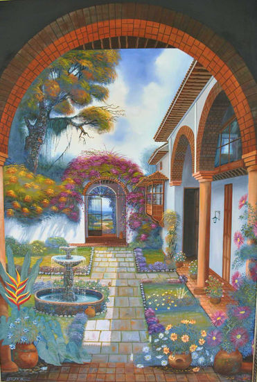 ARCADA OLEO SOBRE LIENZO Oil Canvas Landscaping