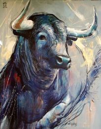 Bull blue