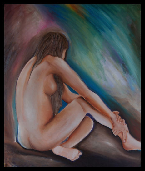 Mujer de espaldas Oil Canvas Nude Paintings