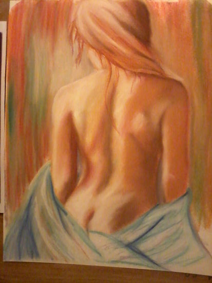 Espalda de mujer Oil Panel Nude Paintings