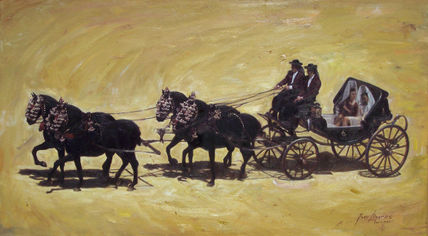 Carruaje con madrinas