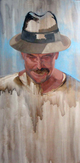 Ser I Oil Textile Portrait