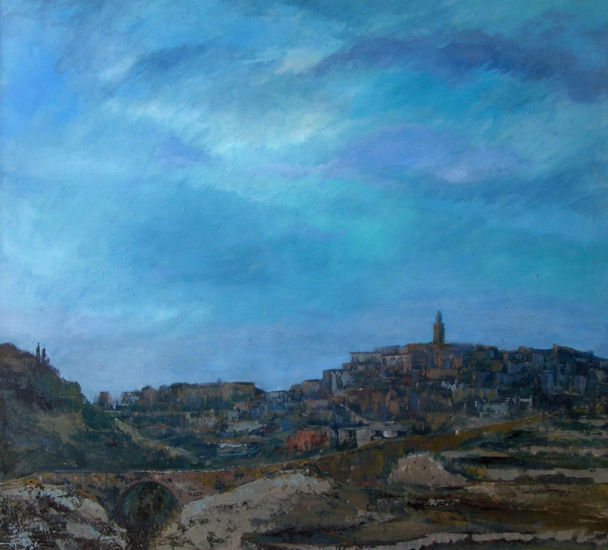 bocairent panoramica Oil Canvas Landscaping