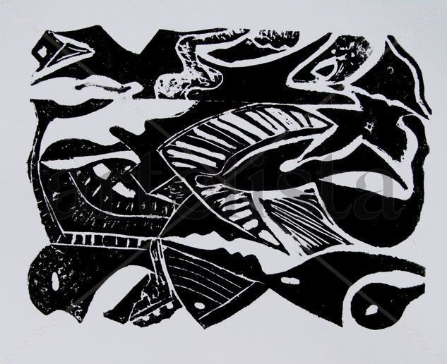 Submarino Woodcut