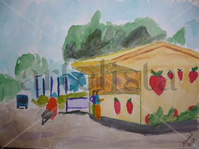 COMERCIO2 Watercolour Card Landscaping