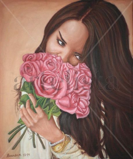 Mayra Oil Canvas Portrait