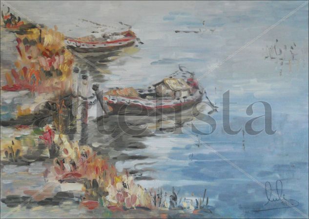 Orilla Oil Canvas Marine Painting