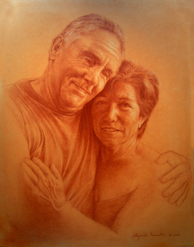 Retrato de Tomás y Magdalena
