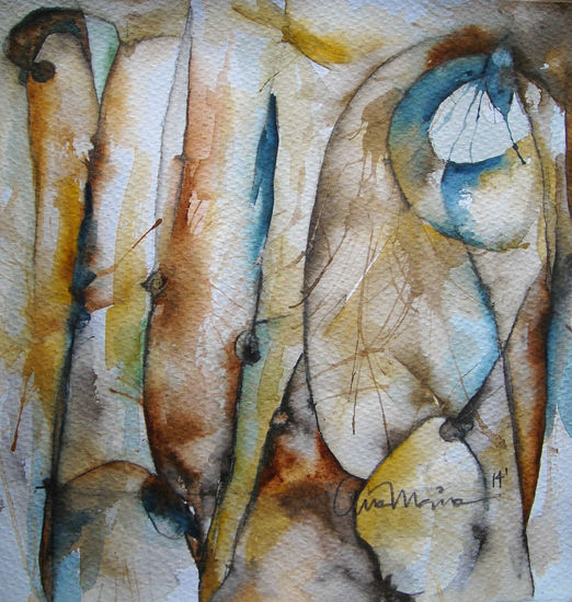 Laberintos de la vida 2 Watercolour Paper Others