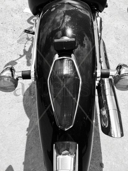 Motocicleta Other Themes Black and White (Digital)