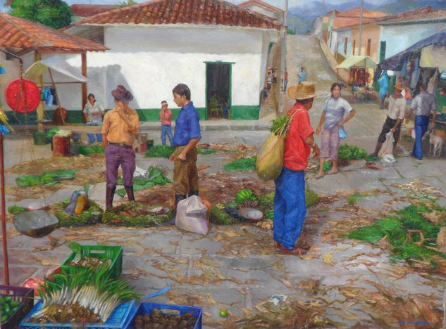 PESOS Y CEBOLLAS Oil Canvas Landscaping