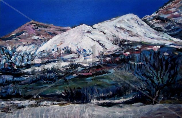 Montañas calizas (Murcia-España) Acrylic Panel Landscaping