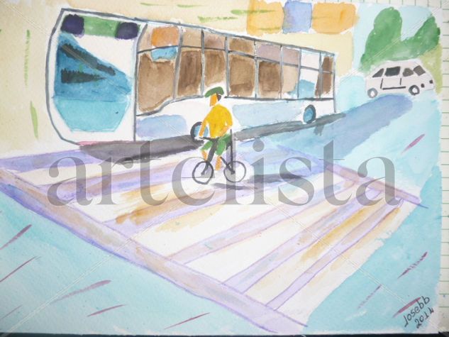 URBANO19 Watercolour Card Figure Painting